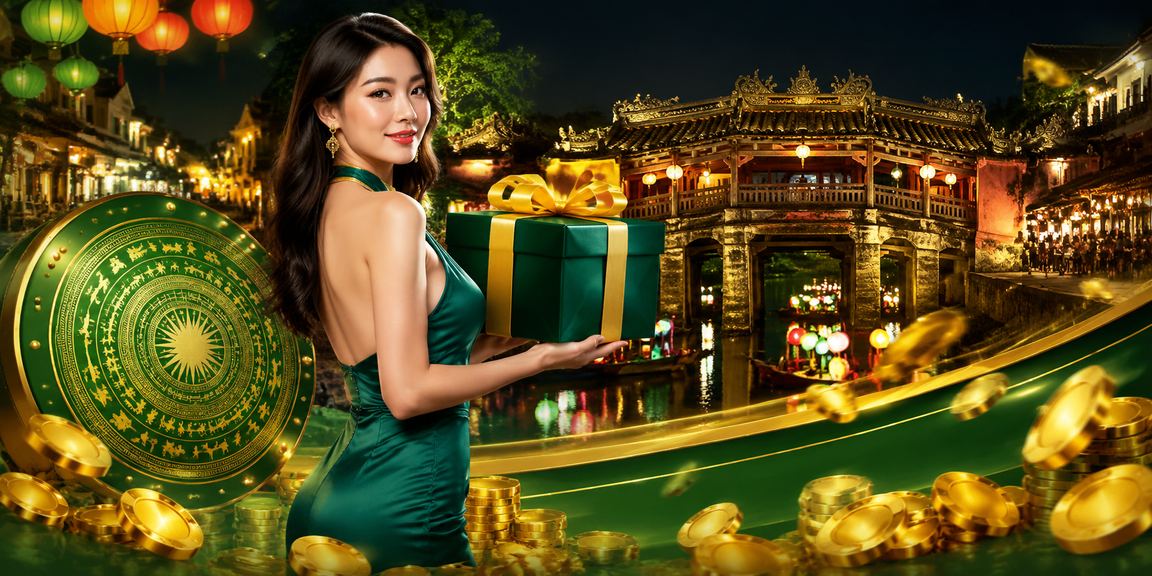 Người dùng tận hưởng cá cược trực tuyến tại chợ đêm Hội An với không khí rộn ràng